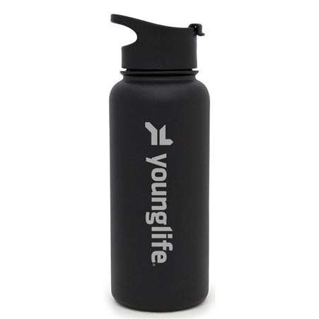 SM Water Bottle with Straw Lid - Wide Mouth Vacuum Insulated