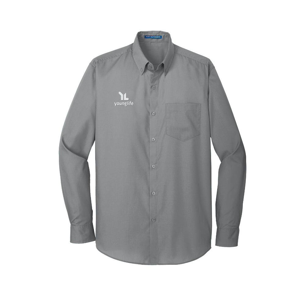 Port Authority Long Sleeve Carefree Poplin Shirt – Young Life Store